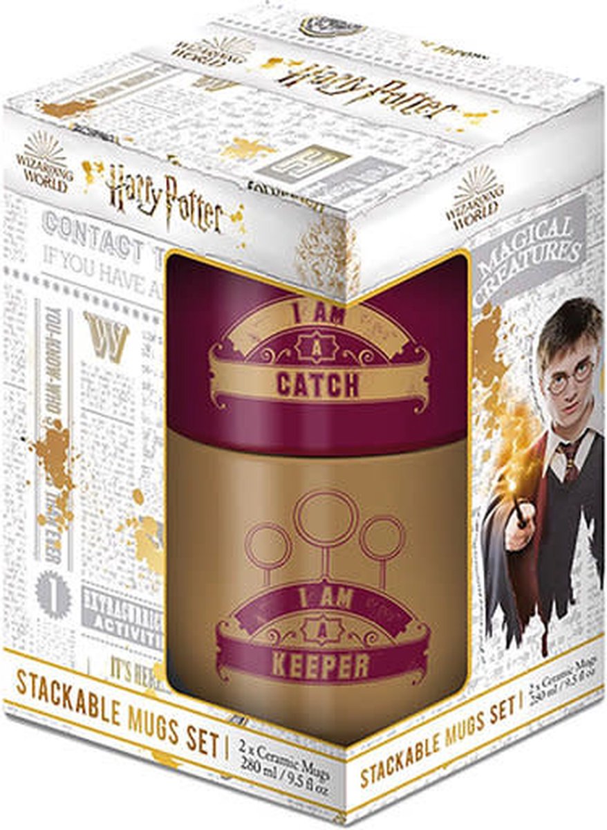 Harry Potter (Catch & Keeper) Stapel Mokken Set