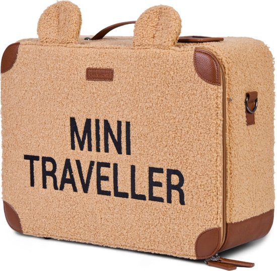 Childhome Mini Traveller - Kinderkoffer - Valies - Teddy