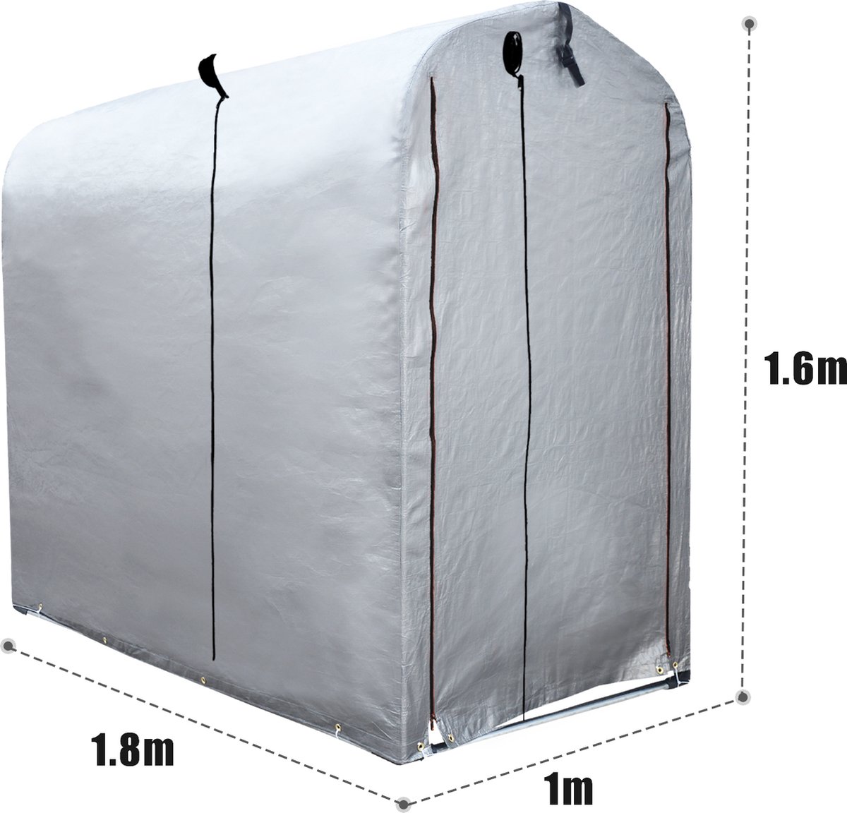 Waterdichte Fiets Opslag Tent voor 2/3/4/5 Fietsen Outdoor Motorfiets Garage Zilveren Kleur Gemakkelijk te Monteren en Splice Waterdichte Fiets Opslag Tent voor 2/3/4/5 Fietsen Outdoor Motorfiets Garage Zilveren Kleur Gemakkelijk te Monteren en Splice