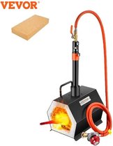 Wildor® Propaan brander - Smeedoven - Draagbare enkele brander - Smeltoven voor kleine gereedschappen - Smelt capaciteit tot1427°C