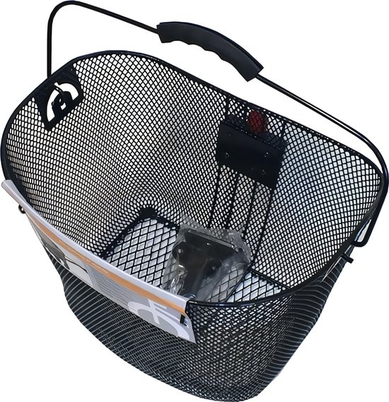 RENSHENKTO 1 ST Stuur Fiets Achterfiets Mand Fietsen Tas Quick Release Gemakkelijk Installeer Afneembare Bike Accessoires Zwart