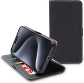 ebestStar - Hoes voor iPhone 15 Pro Max Apple, Wallet Etui, Book case hoesje, Zwart