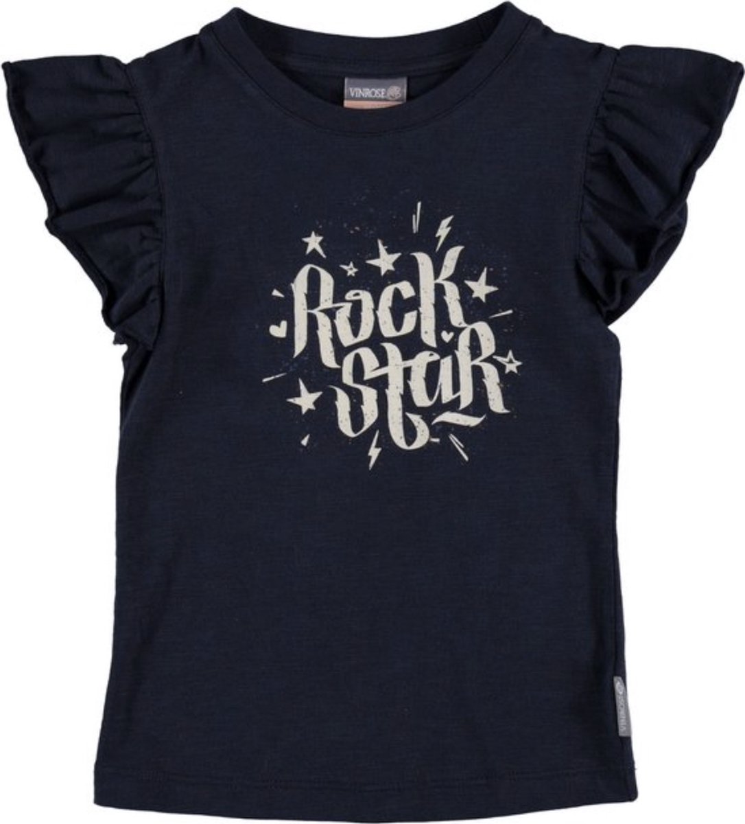 Vinrose t-shirt maat 98/104 mood indigo