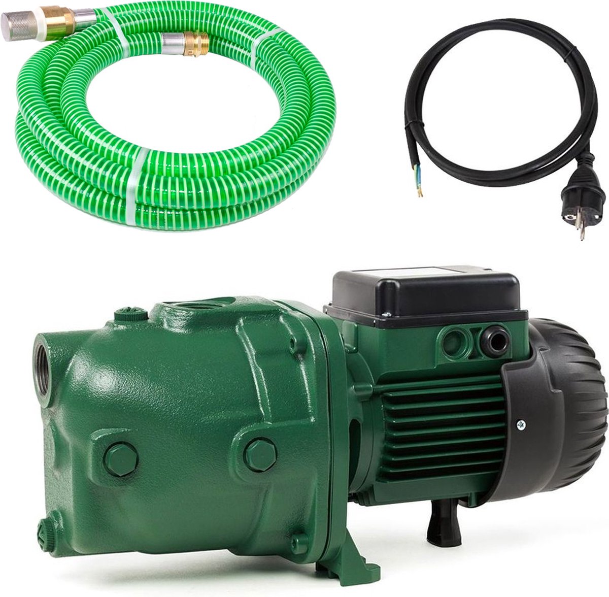 DAB Jet 132 M + Slang 4 m - Beregeningspomp / Besproeiingspomp - 4800l/h - 1000W - Opvoerhoogte 48 m - Pakket