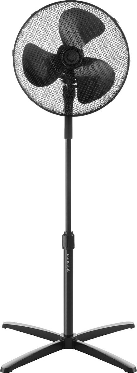 Concept - Ventilator - Statiefventilator - Ventilator Staand - 40W - 3 snelheden - zwart - VS5050