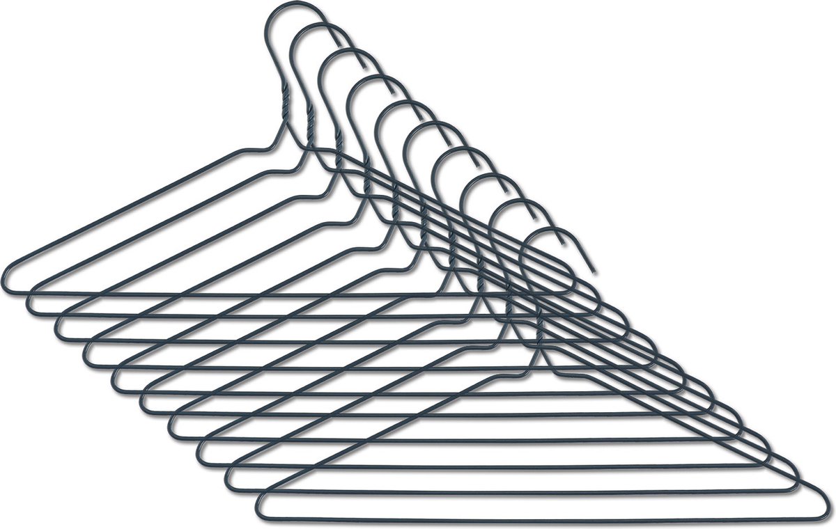 ZELLER Kledinghangers set van 10 stuks