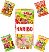 Haribo Happy Heroes mega snoepmix - Happy Cola, Goudberen, Happy Peaches & Happy Cherries - snoepzakjes - 700g