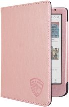 Luxe Hoesje - Sleepcover Geschikt voor Kobo Clara Colour - Book Case Hoes Cover - Roze Goud