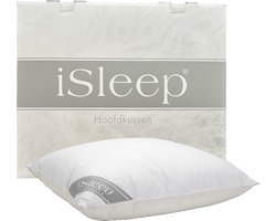 iSleep Donzen Hoofdkussen - 60% Eendendons - Puntkussen - 60x70 cm