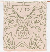 Sissy-Boy - Zacht oranje geblokte deken met embroidery (130x180 cm)