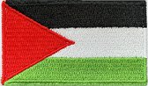 Patchy® – Palestijnse Vlag - Strijkpatch - Strijkapplicatie - Strijkembleem - Badge