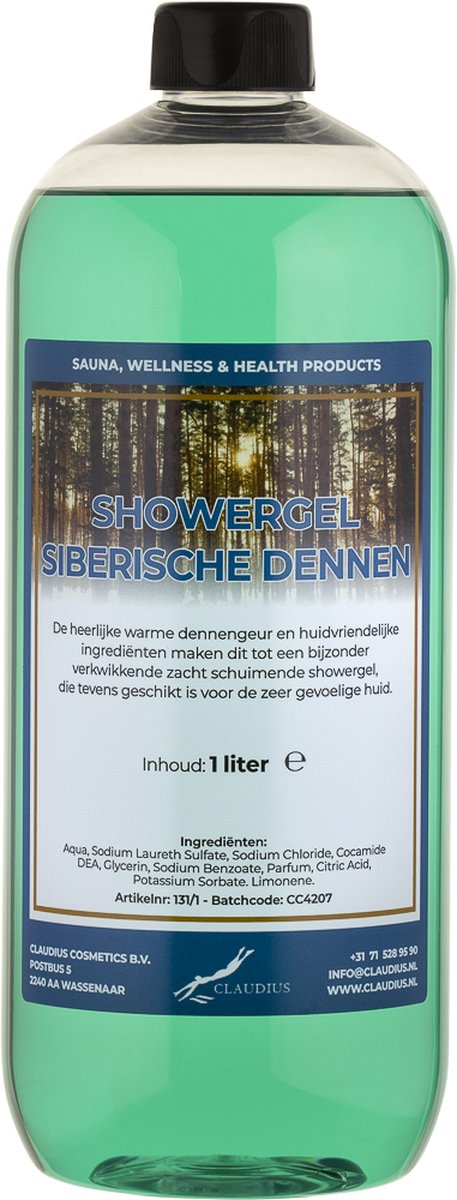 Goedkoopste Douchegel Siberische Dennen 1 liter - Showergel