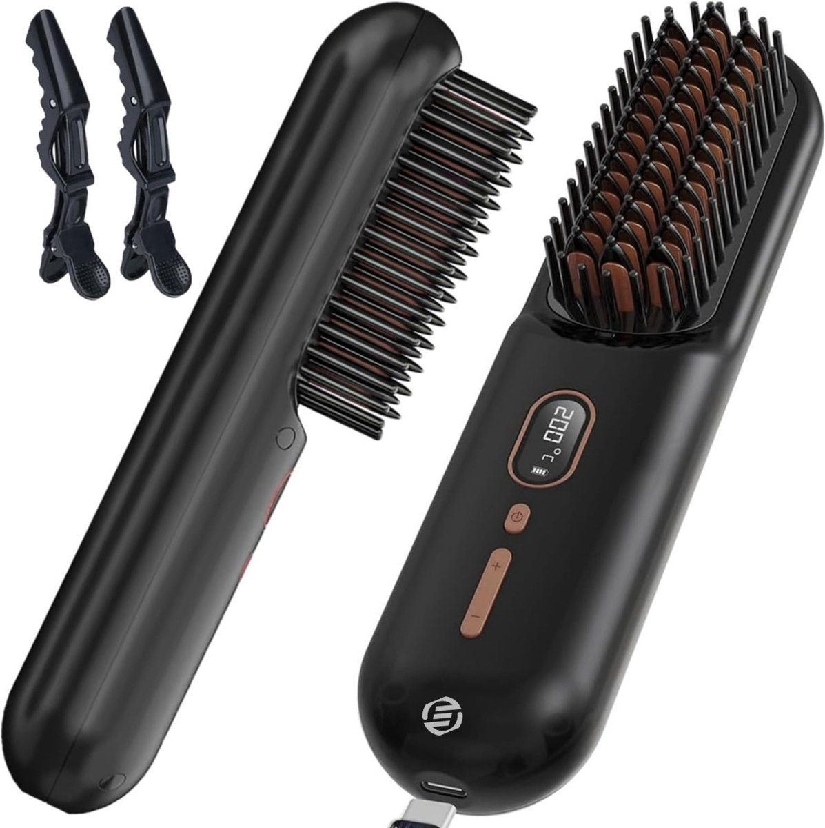 Equivera Baard Stijltang - Baard Styler - Baard Stijlborstel - Baard Stijler - Baardborstel - Baard Borstel - Must Have Voor Mannen
