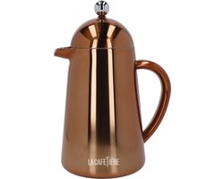 La Cafetière Cafetiere Havana RVS / Copper - Dubbelwandig - 1 Liter / 7 kops