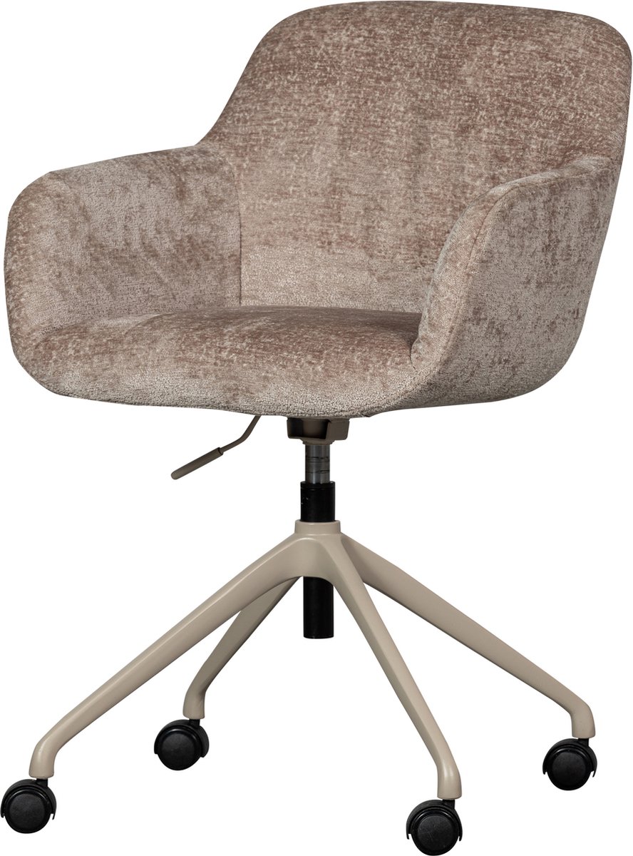 WOOOD Morros Bureaustoel Polyester Taupe - WOOOD - €219,00