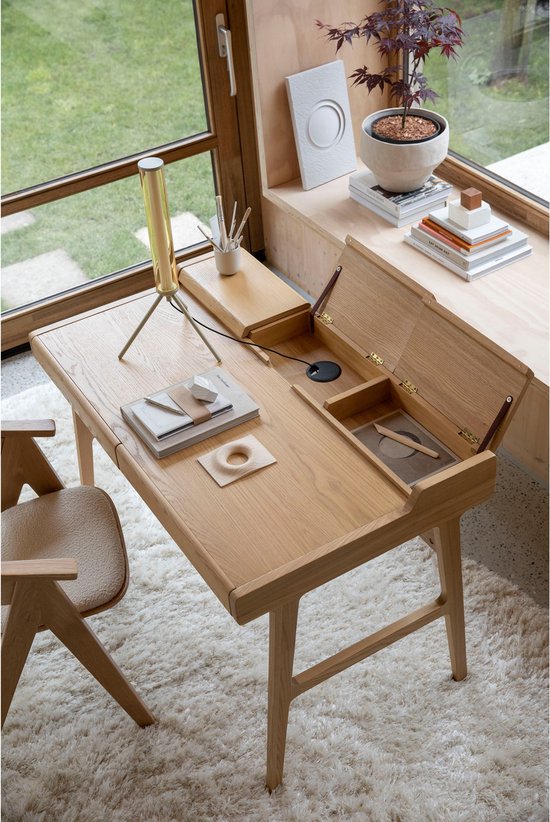 Table de bureau ZUIVER Kaat Natural