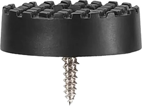 Delock rubber voetjes rond zelfklevend 10 x 3 mm 50 stuks zwart - Deze