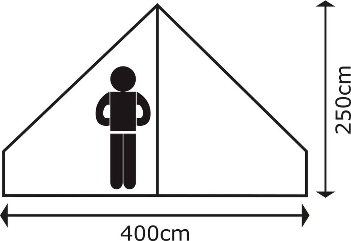 Bo-Camp Urban Outdoor - Tent - Streeterville - 6 Personen