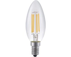 SPL E14 LED Lamp 4W Dimbaar - CRI 90 - Extra Warm Wit - 2500K - LED Filament Kaars C35 - Vervangt 33W - Per Stuk