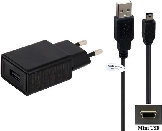 Foto: Oneone 2a lader 1 0m mini usb kabel tuv gs 100 veilig oplader en niet origineel snoer past op casio grafische rekenmachine fx 9750giipk fx 9750giibu fx 9750g2 fx 9860g2 fx 9860giipk fx 9860giis fx 9860giim