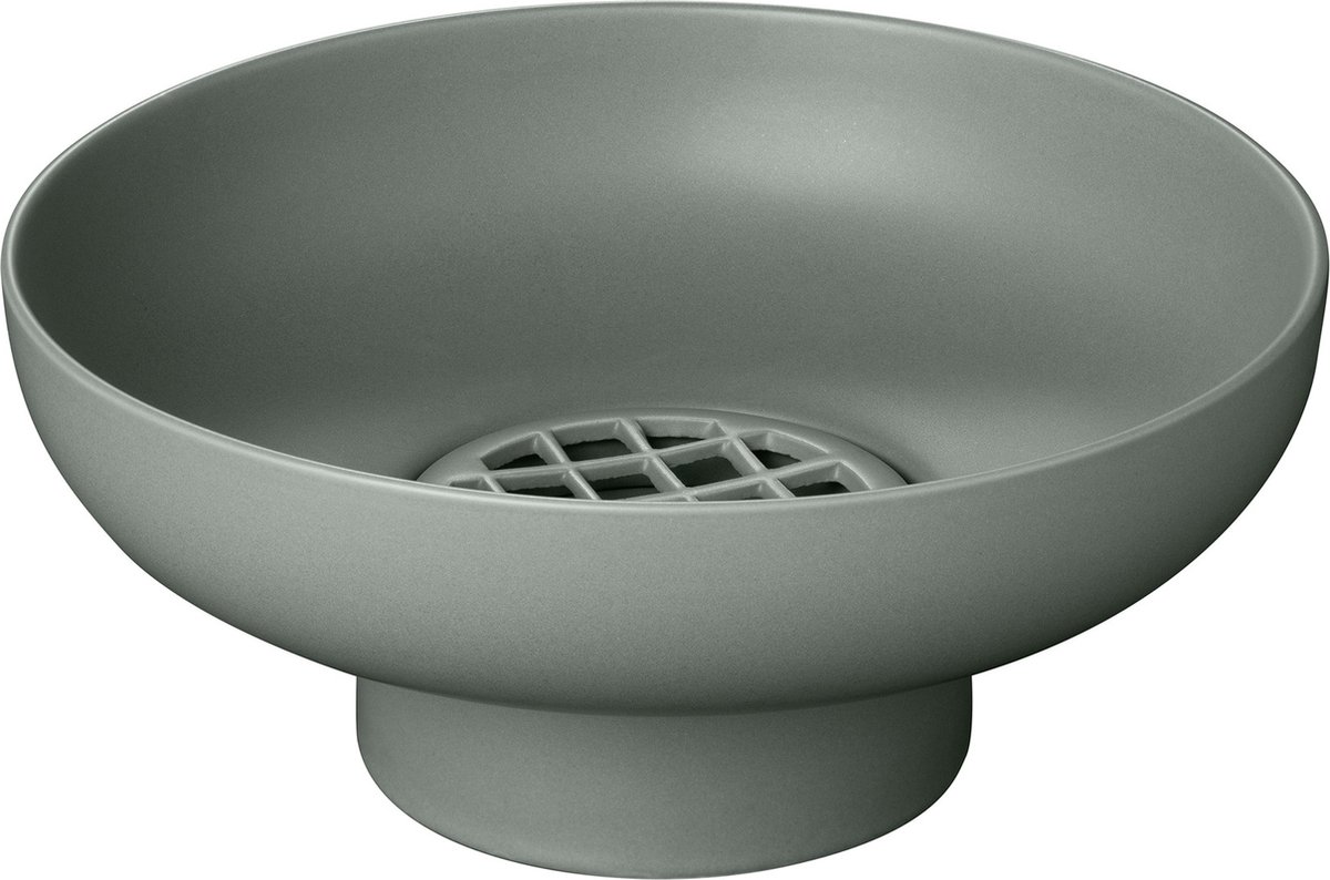 Blomus Miyabi Vaas Agave Green Laag | Groen | Keramiek