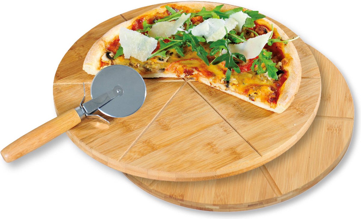 Compleet desek met een pizzames, Ø 32 cm