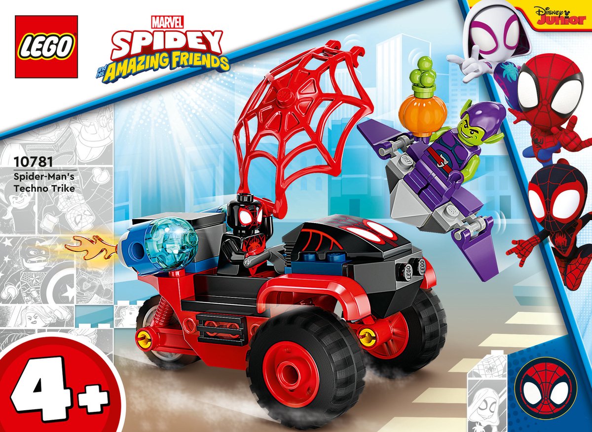 LEGO Marvel Spider-Man Miles Morales Tech Driewieler - 10781 — afbeelding 10