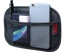 Auto Opbergnetje I Telefoonhouder Auto I Opslag Auto Netje I Opbergvak Auto I Zelfklevend I 14 x 20 cm