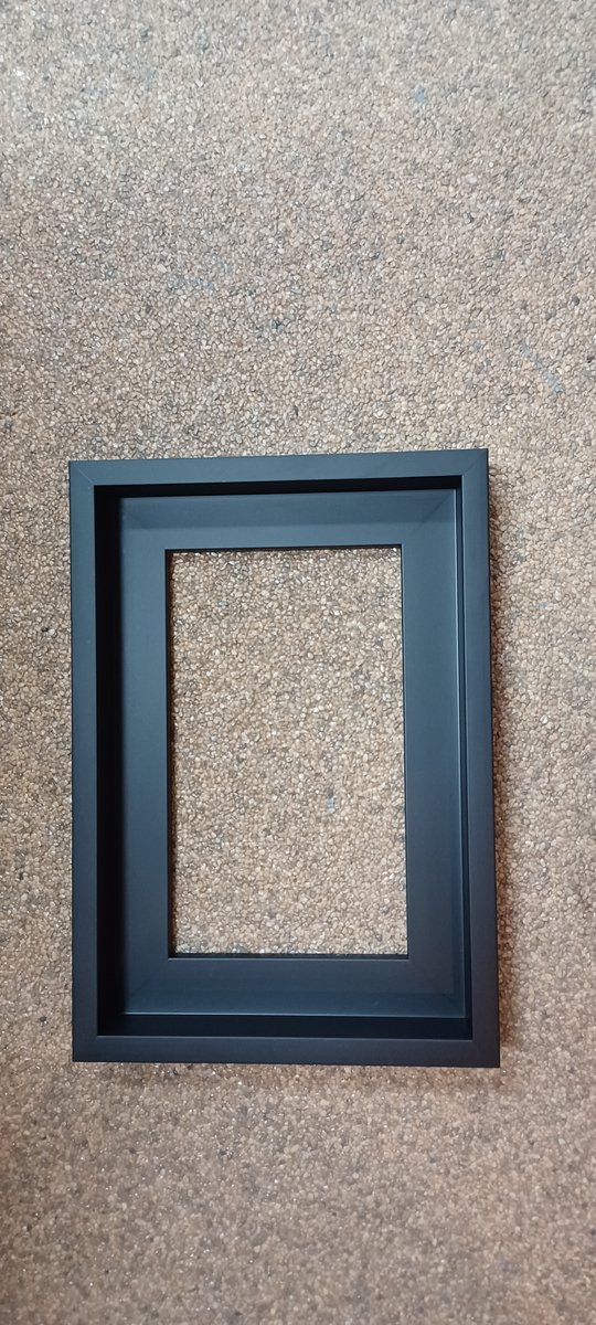 Molgra Baklijst 5545/4 zwart voor Laqueprint 19.5 x 30 cm