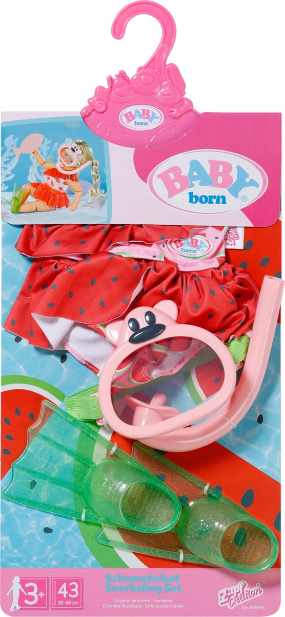 BABY born Snorkelset - Poppenkleding 43 cm — afbeelding 6