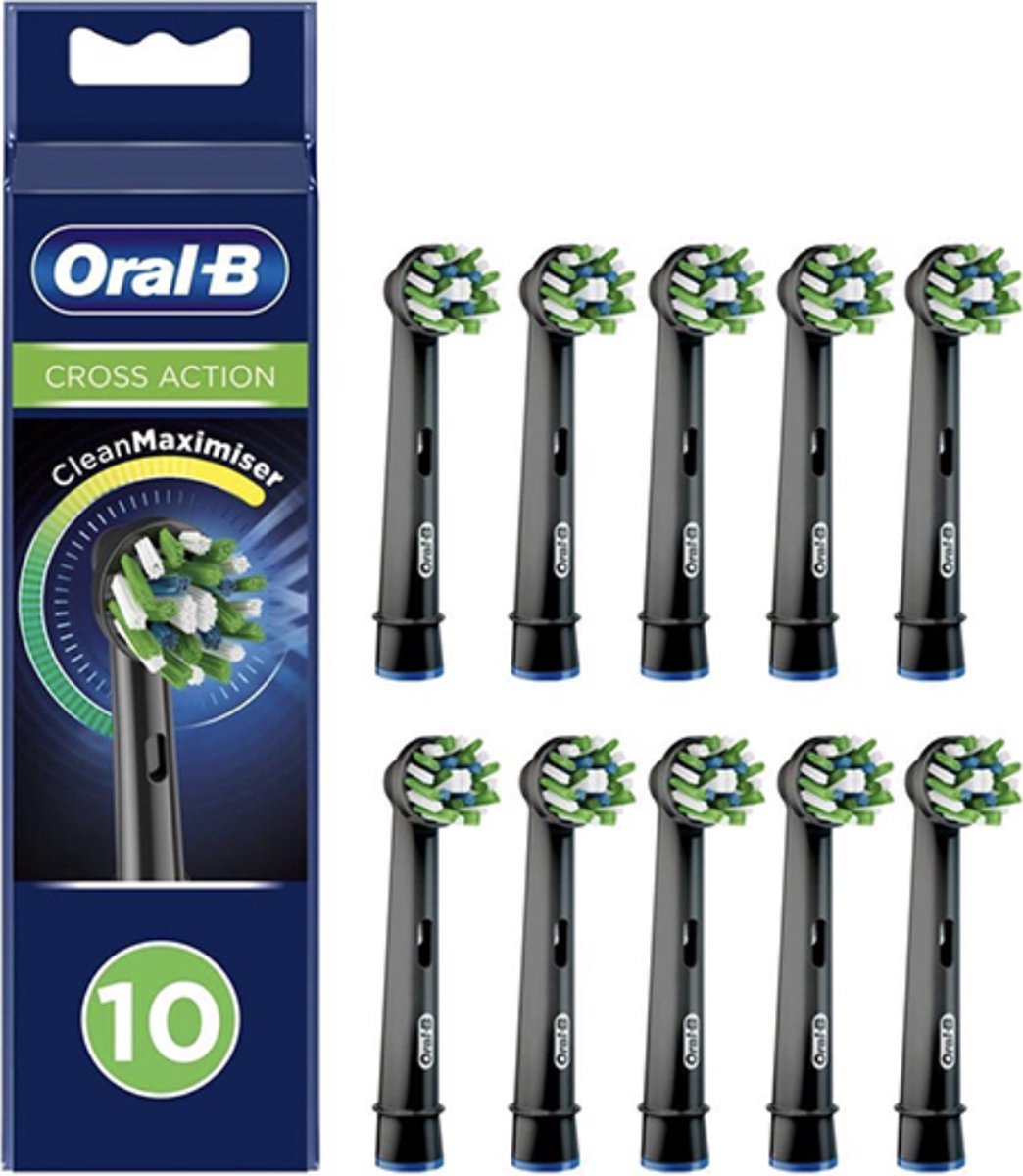 Bol.com Crossaction Black Edition CleanMaximiser XXXL Pack opzetborstels 10 stuks aanbieding