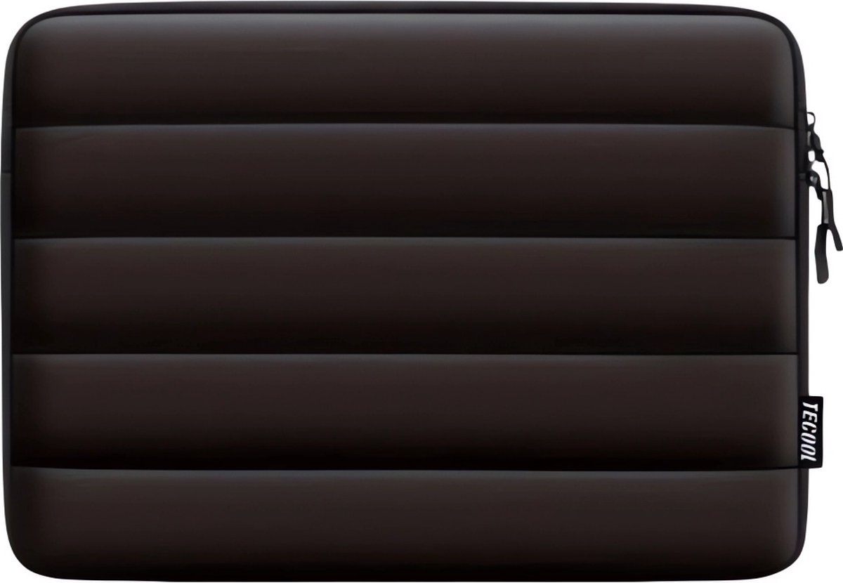 TECOOL laptophoes 13 / 14 inch 13.3" laptopsleeve Puffy sleeve 34.23cm - Zwart
