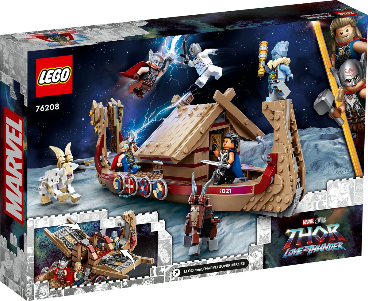 LEGO Marvel Thor Het Geitenschip - 76208