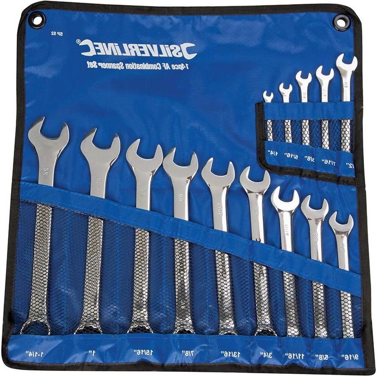14-piece Ring Spanner Set 1/4-1-1/4 Inch - Silverline SP52 - Professional Grade