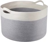 Bol.com Orion Store - Scandinavisch Ontworpen Wasmanden - Opvouwbaar en Handgemaakt van 100% Hoogwaardige Katoen - Wasmand Rond ... aanbieding