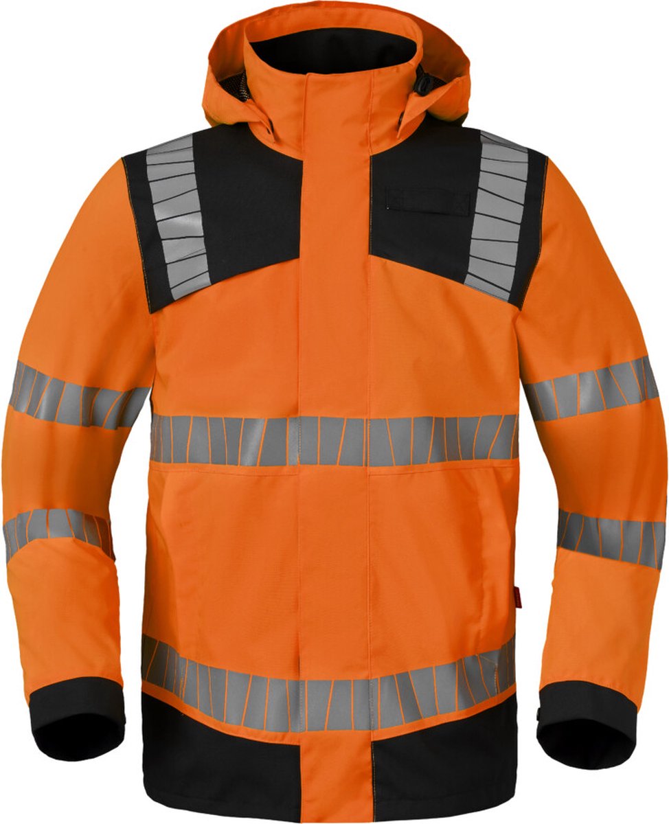 HAVEP Rainshell High Vis 50419 - Fluo Oranje/Charcoal - M