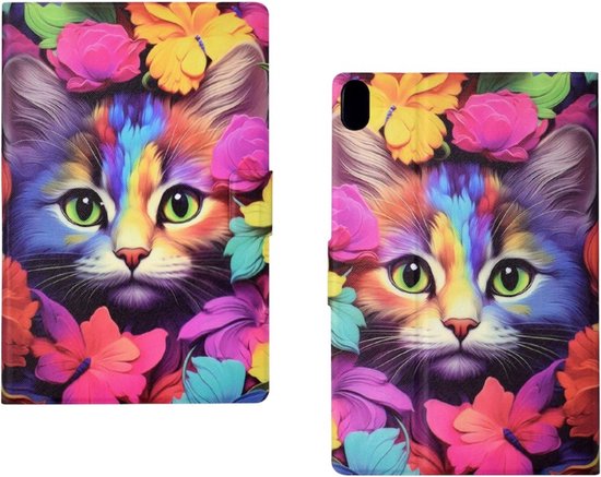 Chaton - Étui de protection Folder Cover adapté à iPad 10 - 10.9 - A2696 - A2757