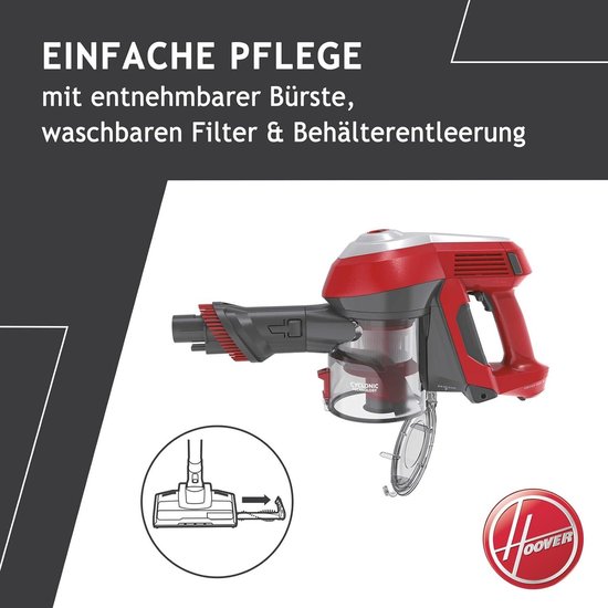 Hoover H-Free 100 Pets Akku-Staubsauger 2-in-1 mit Mini-Turbodüse