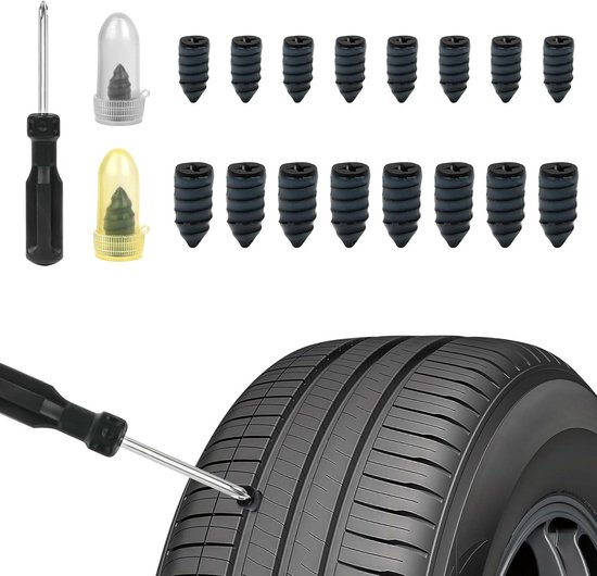 Lot De 70 Vis Pour Pneus - Kit De Réparation Sous Vide Avec