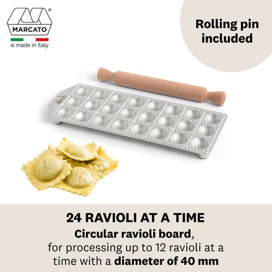 24 Ravioli rond 4 cm Ravioli-vorm - 8382 van Imperia — afbeelding 4