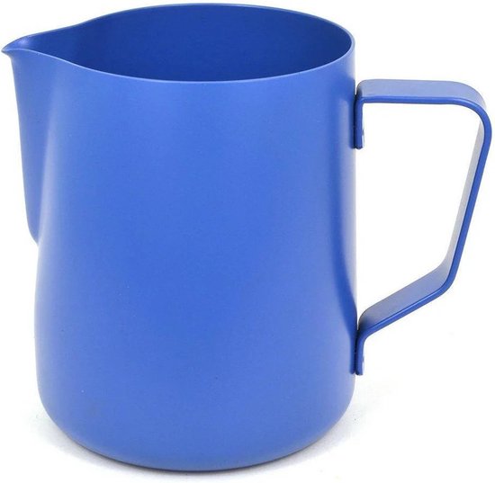 Foto: Rhinowares stealth milk pitcher melkkan melkopschuimkan 600ml blauw