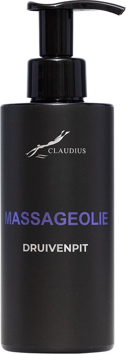 Goedkoopste Druivenpitolie 300 ml - met pomp - zwarte fles - 100 natuurlijk - biologisch en koud geperst - grapeseed oil