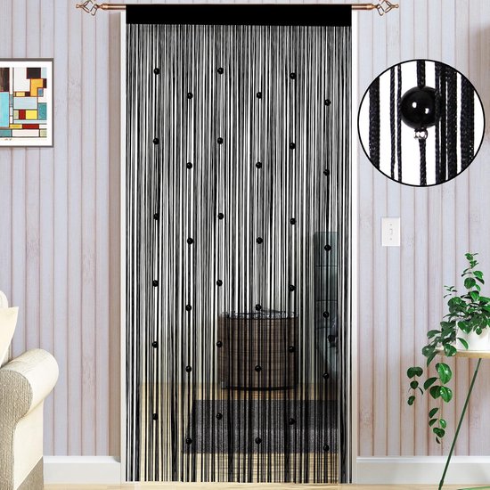Deuropening Kralen Gordijnen Kralen Gordijnen voor Deur, Opknoping Houten Kralen Gordijn Vliegen Scherm Kamer Divider Home Decoratieve Gordijnen