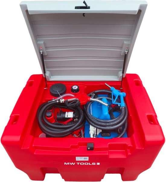 Tank PE diesel 300 lt + ad blue 50 lt., pomp 12V, van Emiliana Serbatoi — afbeelding 3