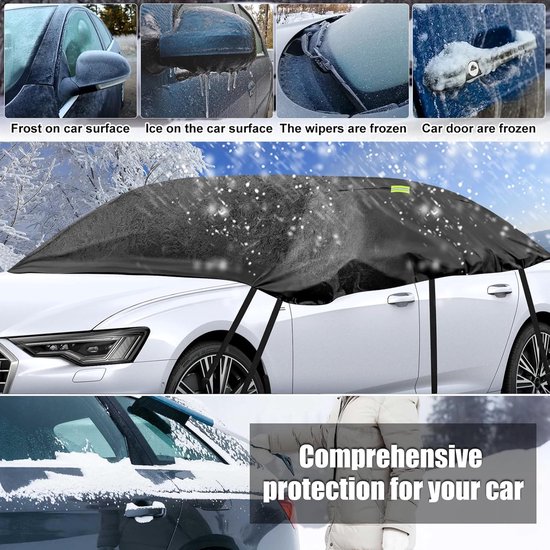 Demi-housse de protection pour voiture, hiver, imperméable