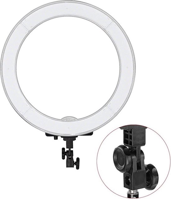 Verstelbare Ringlicht Adapter voor Ringlicht Statief - Standaard Hoekadapter van Robuust Kunststof - X01NSK349