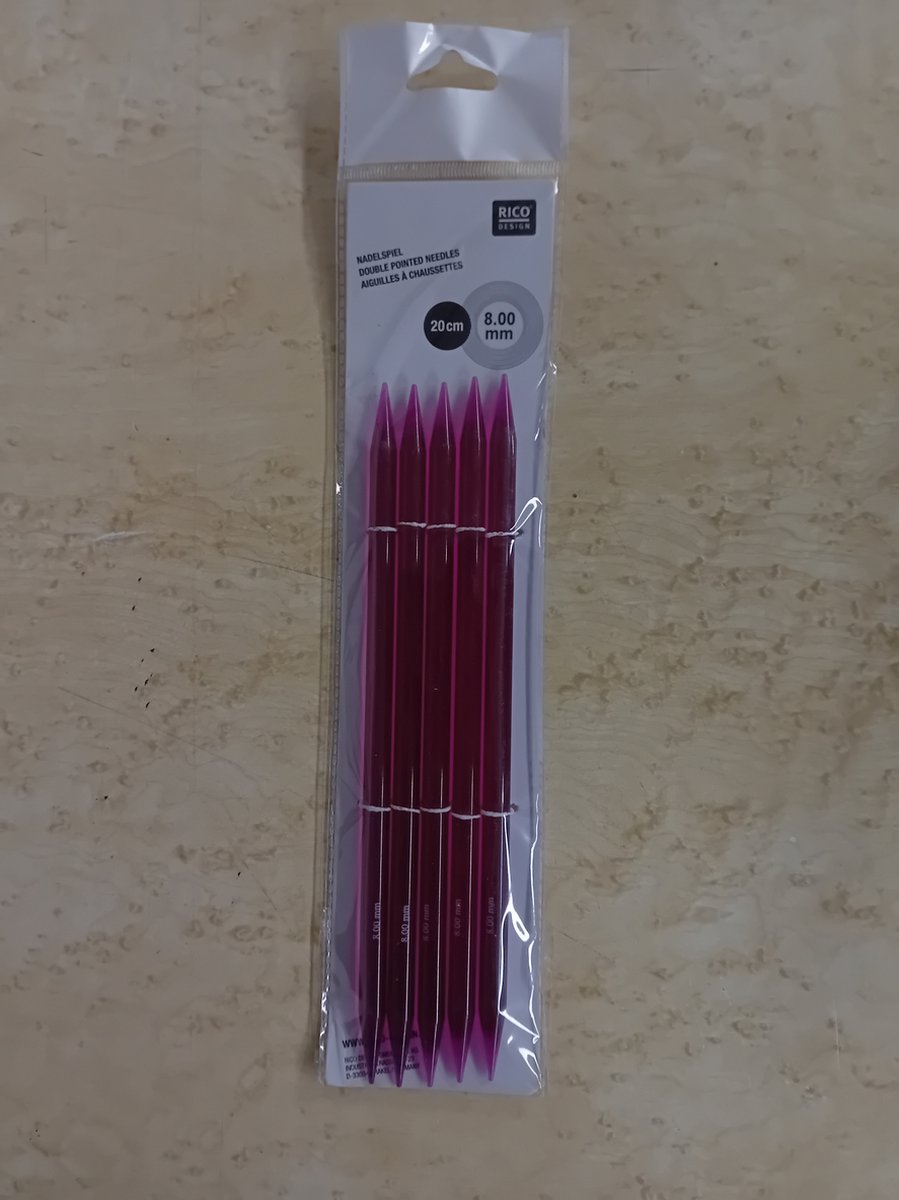 Rico Design Breinaalden 20cm 8mm