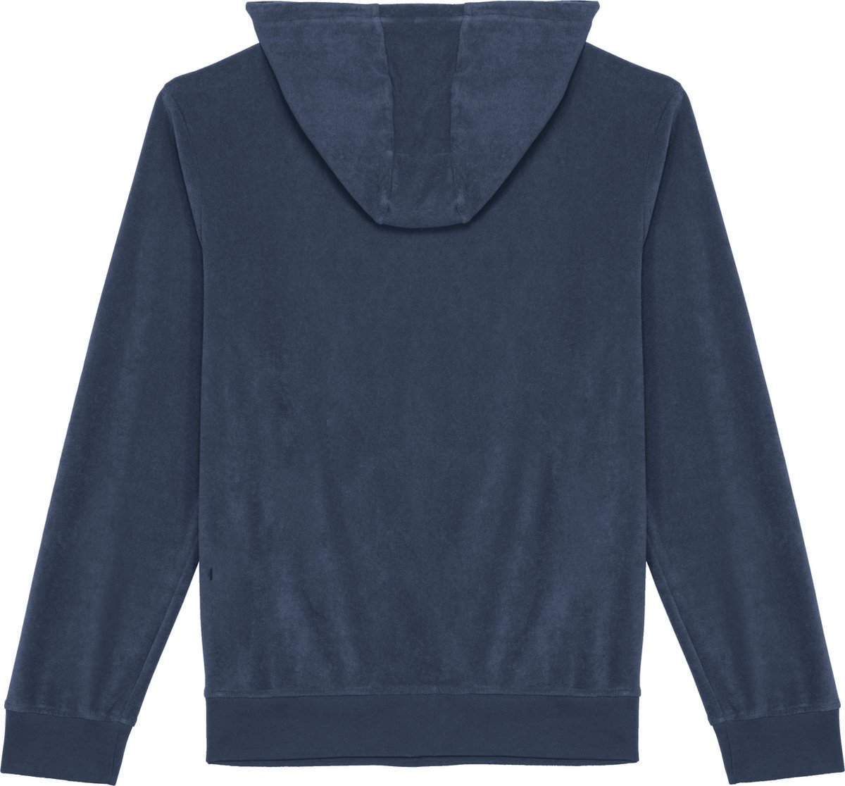 Native Spirit Ecologische herensweater met rits en capuchon in spons NS419 - Navy Blue - S