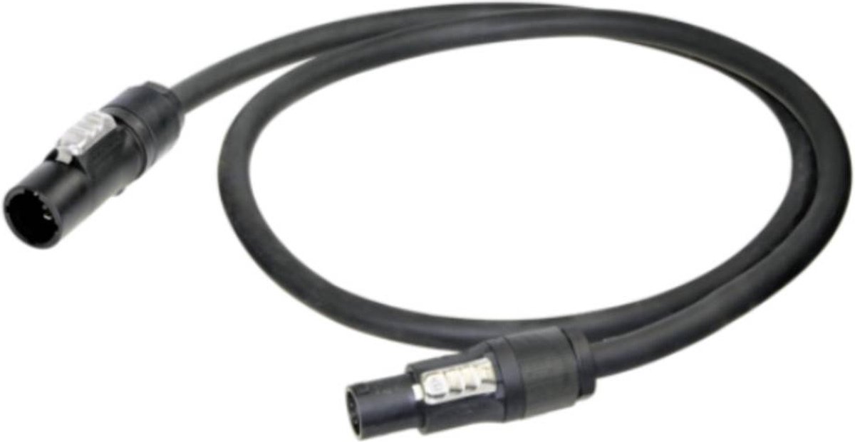 Neutrik 1027570 Aansluitkabel Stroom Zwart 1 m