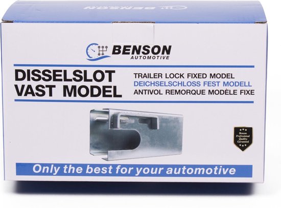 Aanhanger slot - Caravan slot - Disselslot Vast Model ( kokermodel) van ProPlus — afbeelding 4